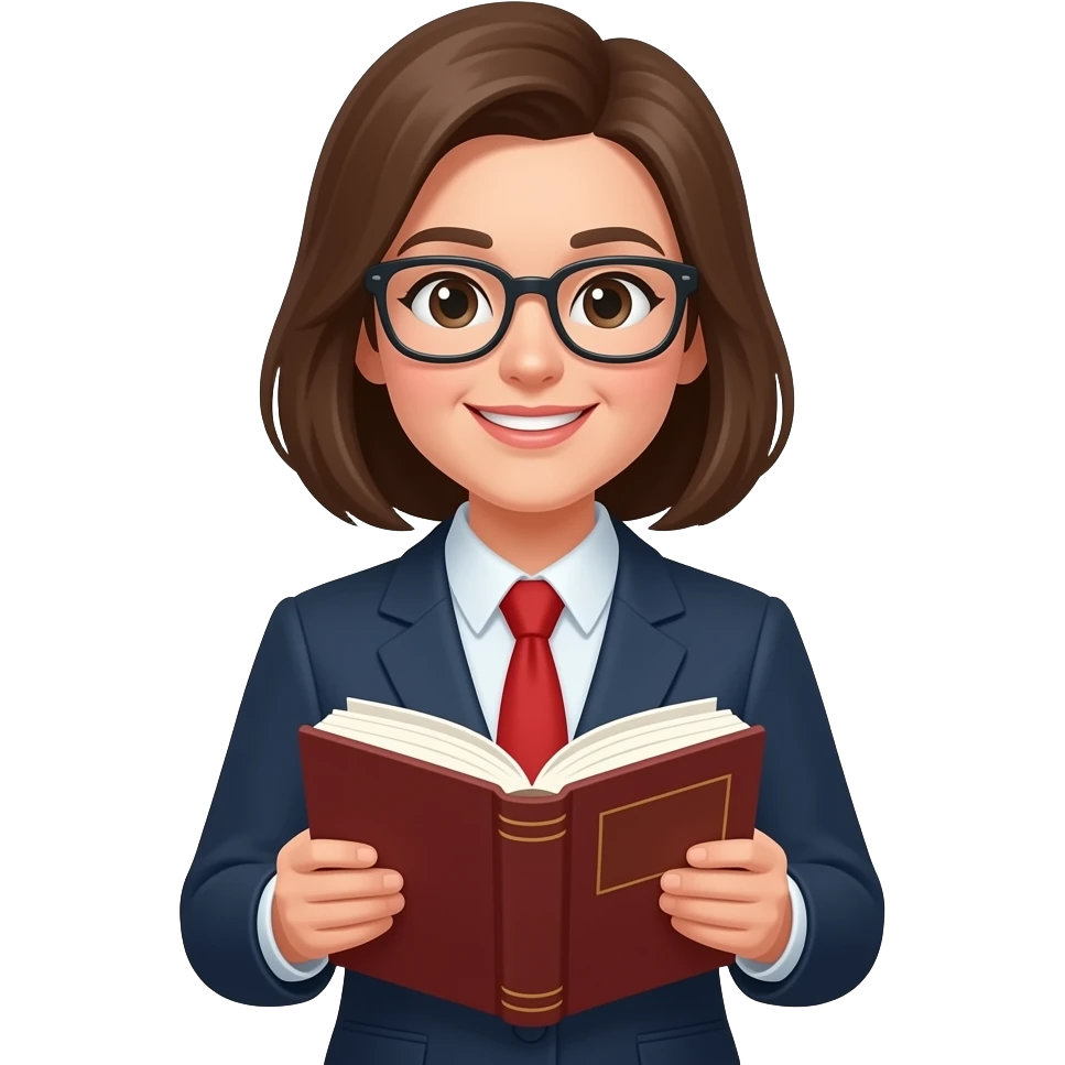 Зроби вчительку яка тримає книгу emoji