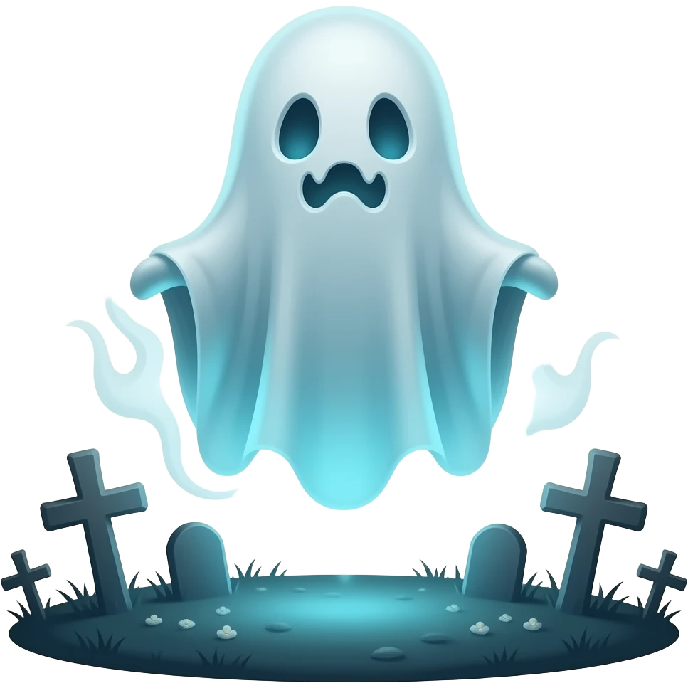 spooky  ghost emoji
