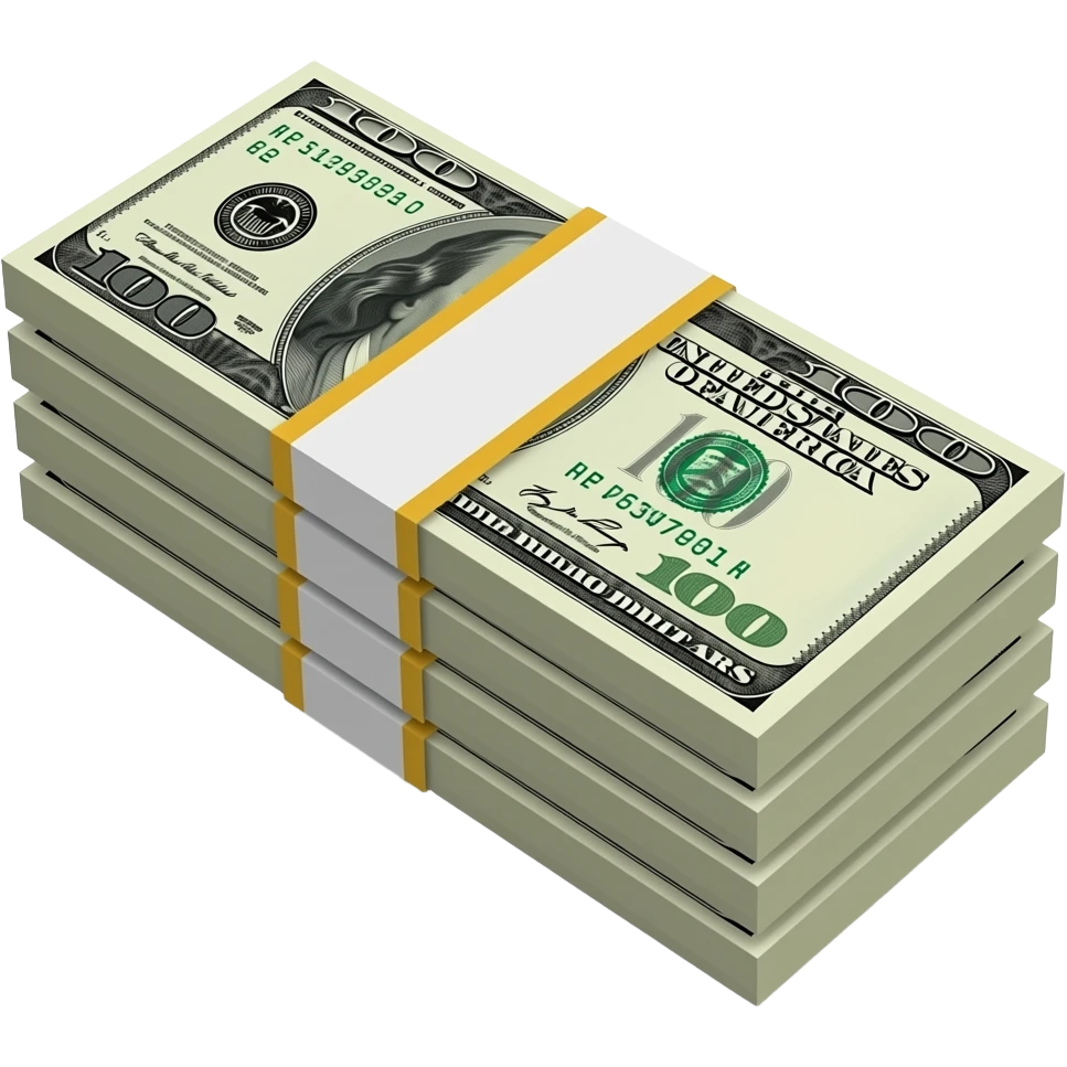 small money stack emoji