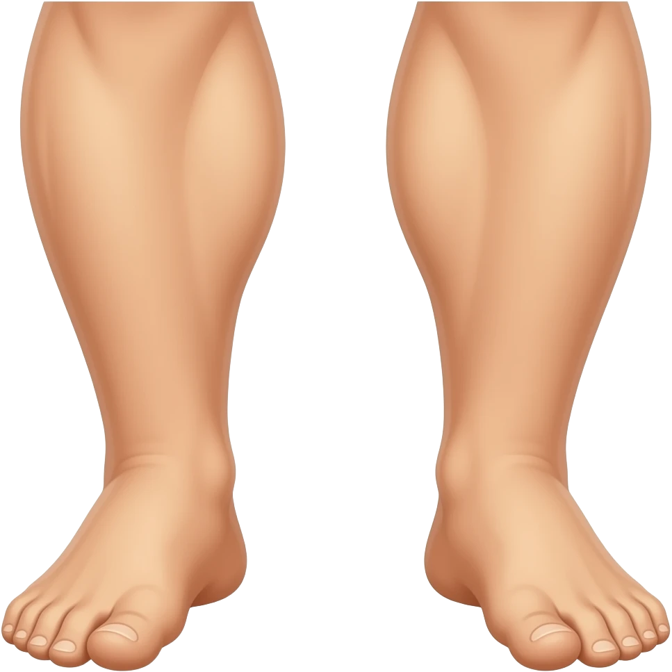 strong male human calves emoji