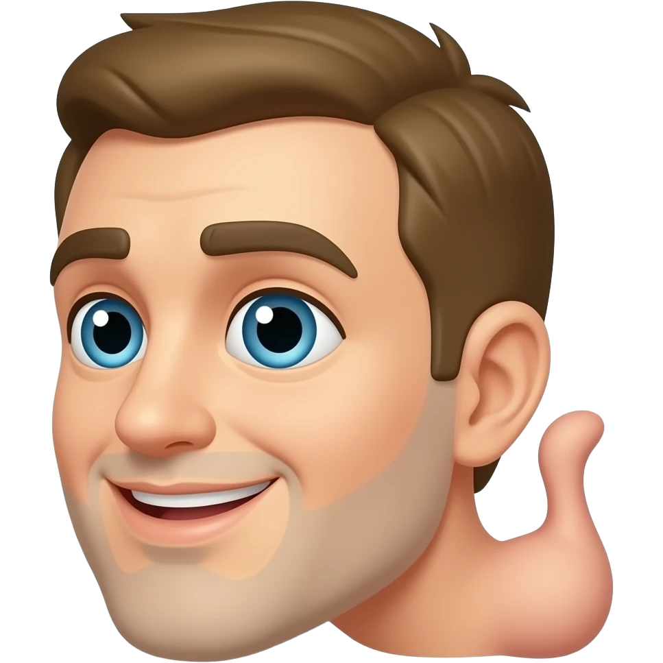 A man’s penis emoji