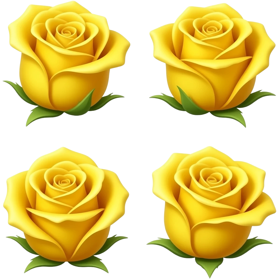 Yellow roses emoji