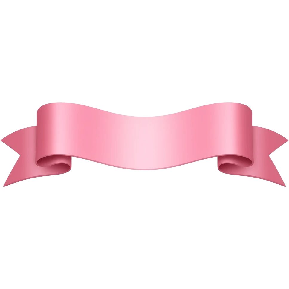wavy pink ribbon stretched in line emoji | AI Emoji Generator