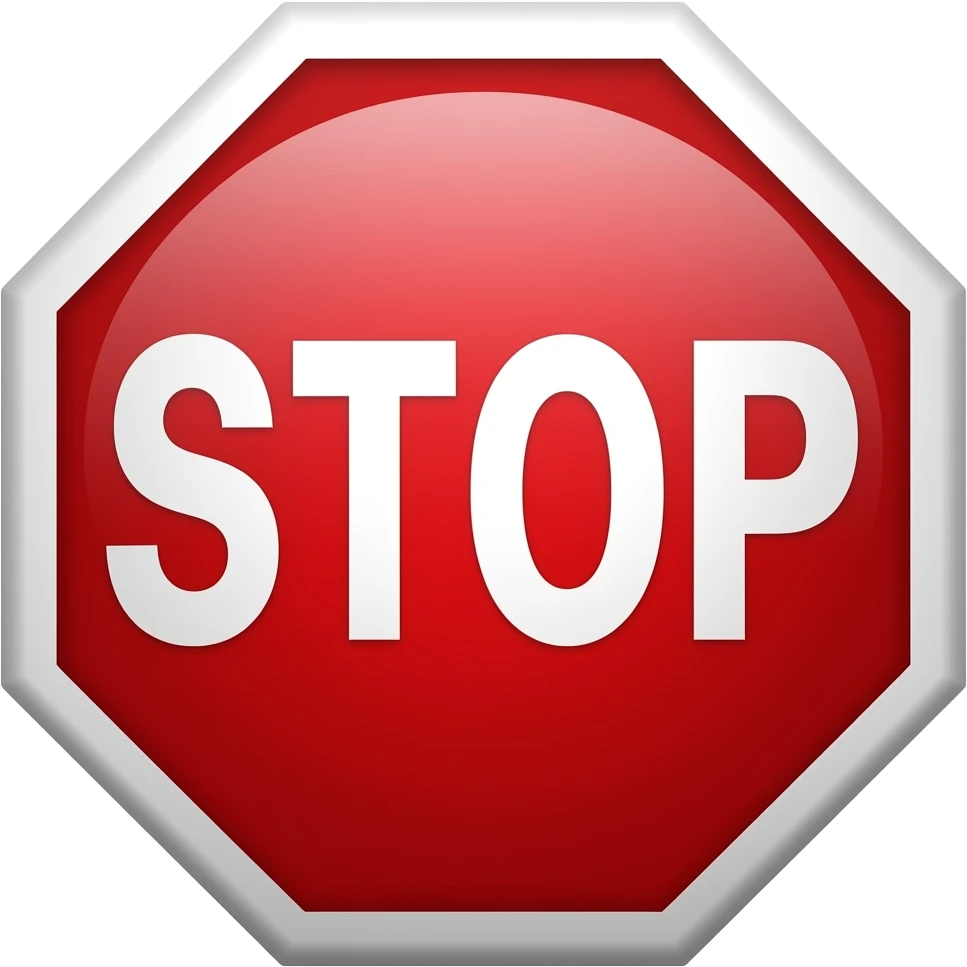 STOP emoji