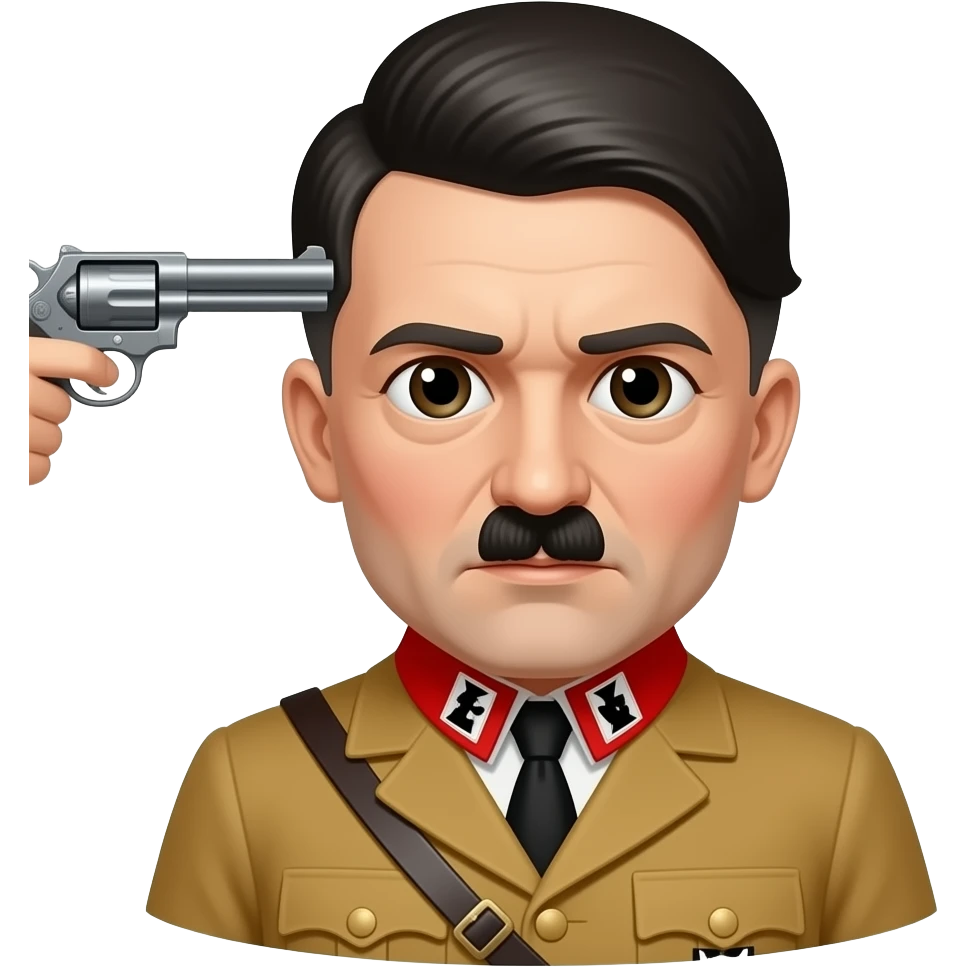 adolf hitler getting shot in the head emoji