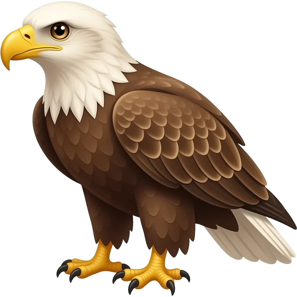 Golden eagle emoji