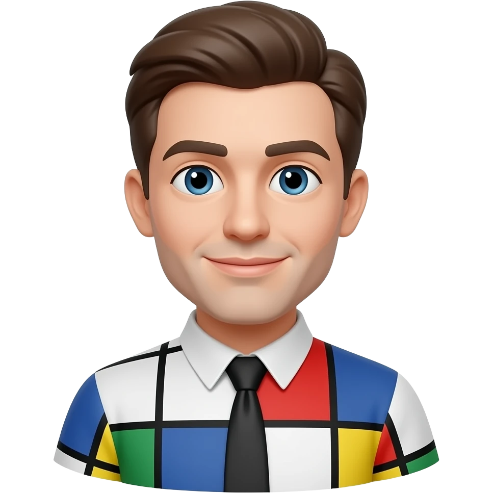 Piet Mondrian emoji