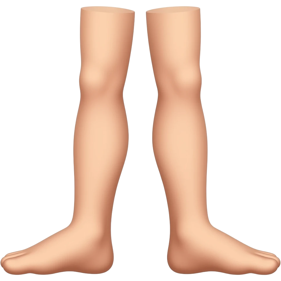small thin leg emoji
