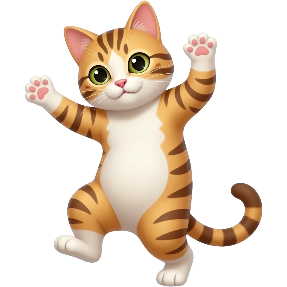 a cat dancing emoji