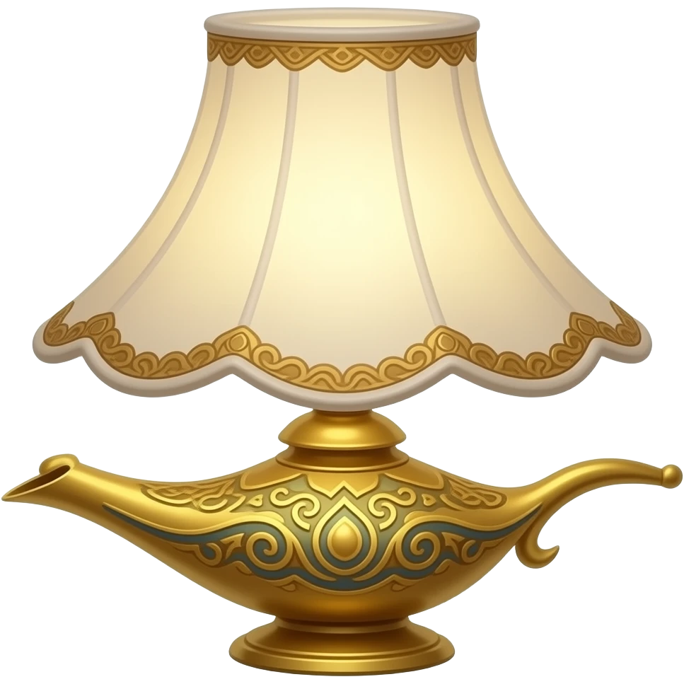 Disney Aladdin lamp emoji