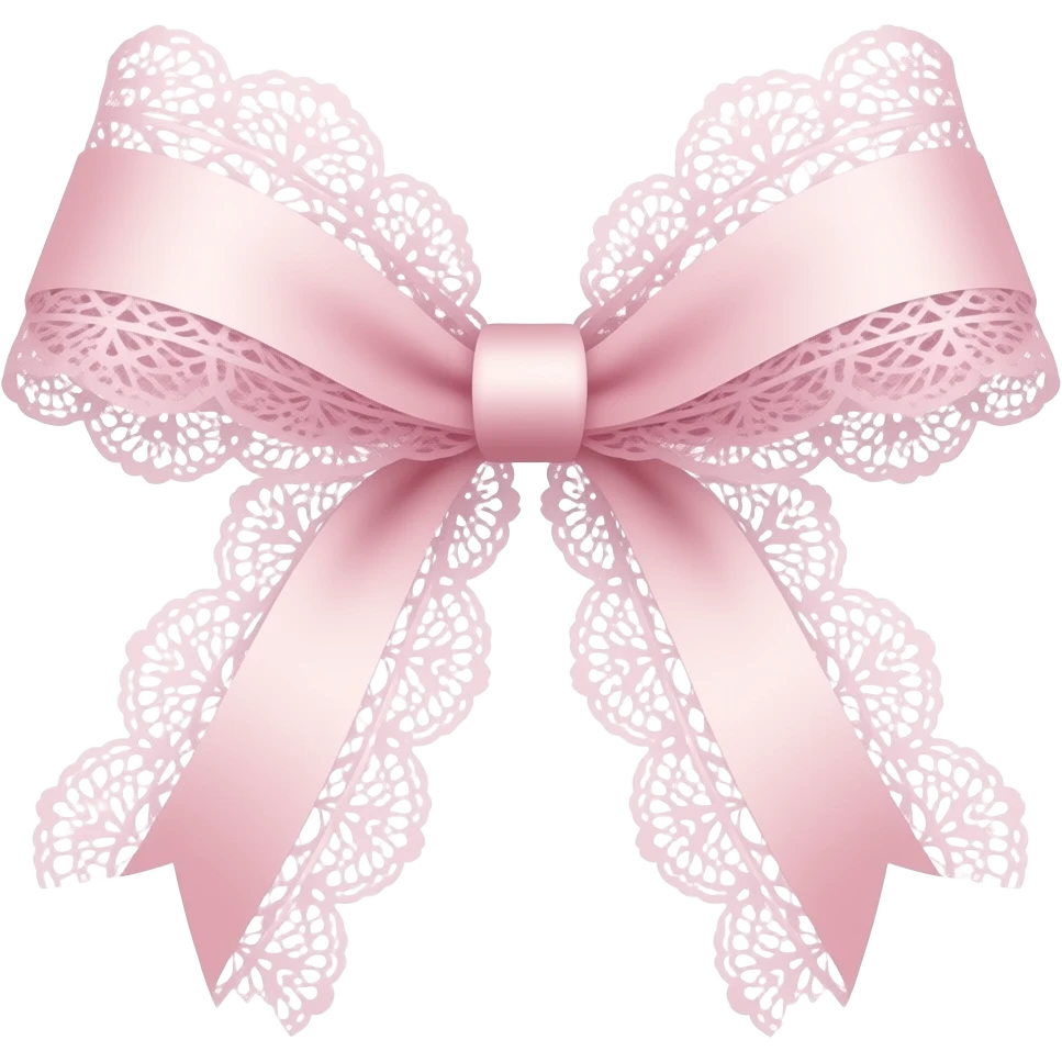 dreamy pastel pink coquette lace ribbon kawaii ui png emoji