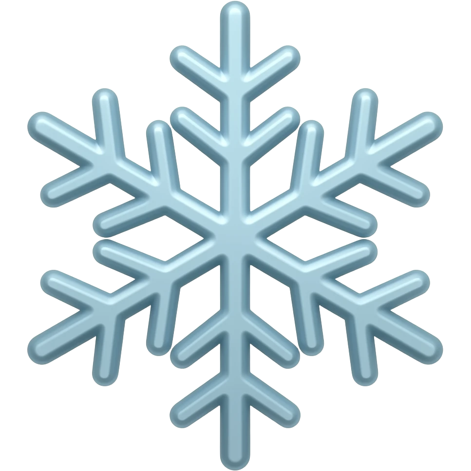 Snow emoji