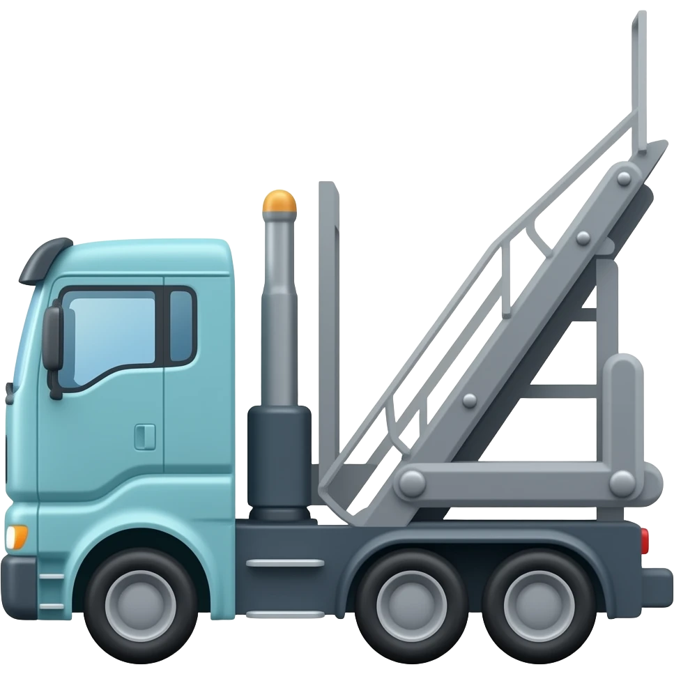 Car carrier Truck side emoji