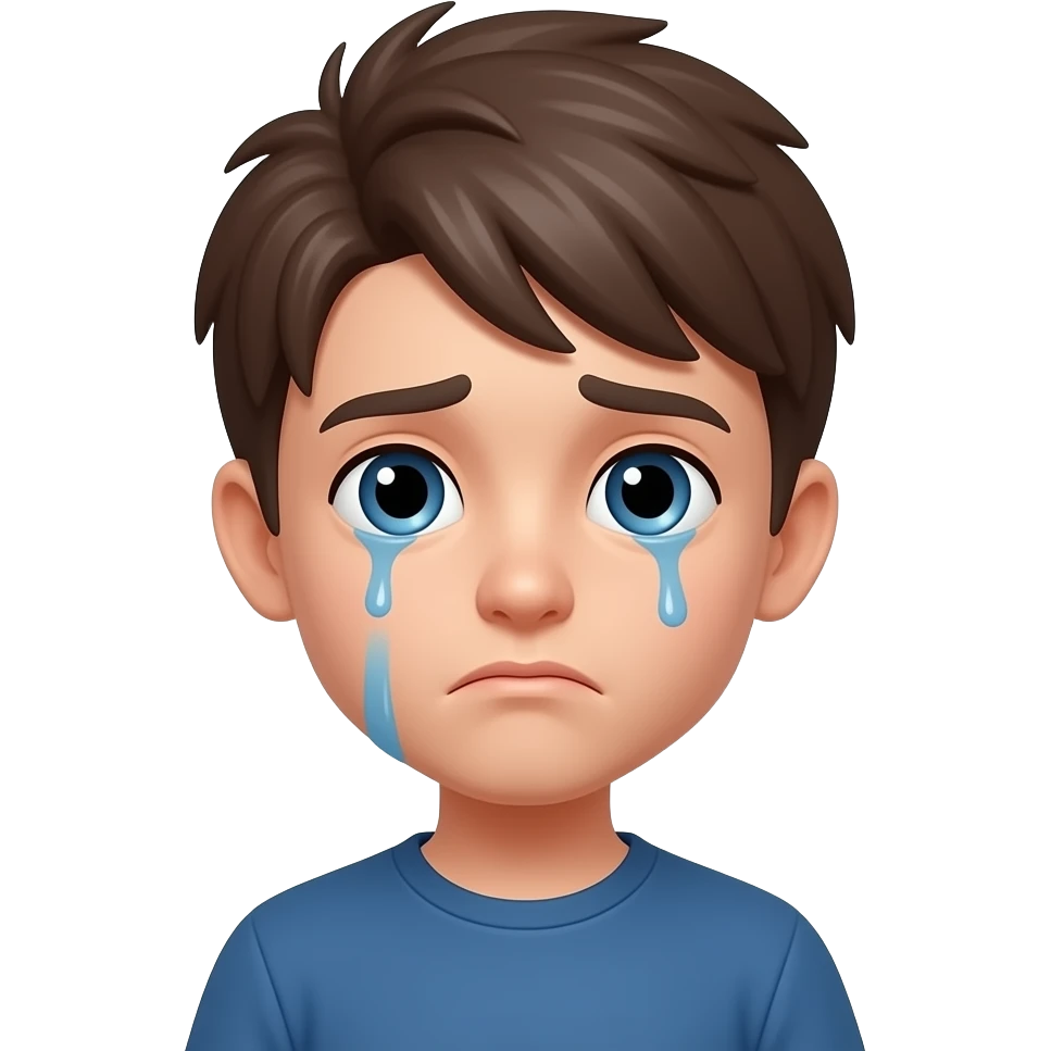 sad boy emoji
