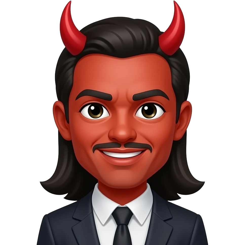 Horny devil emoji