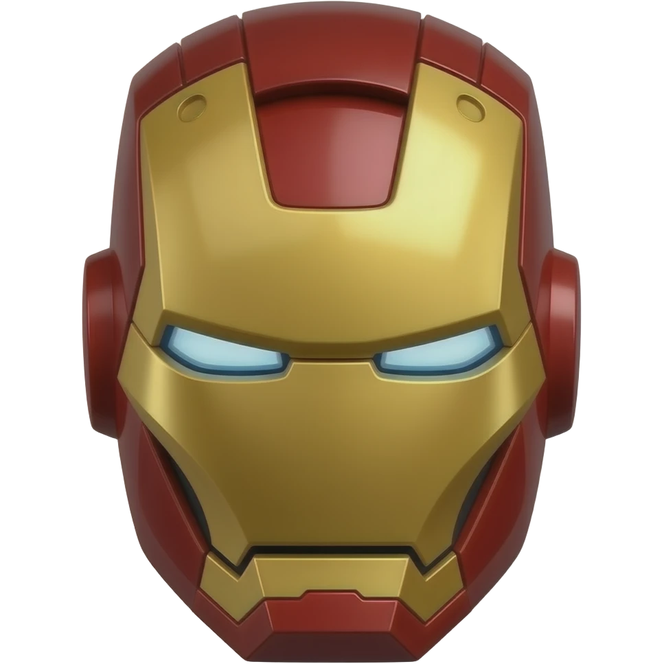 Iron man mask emoji