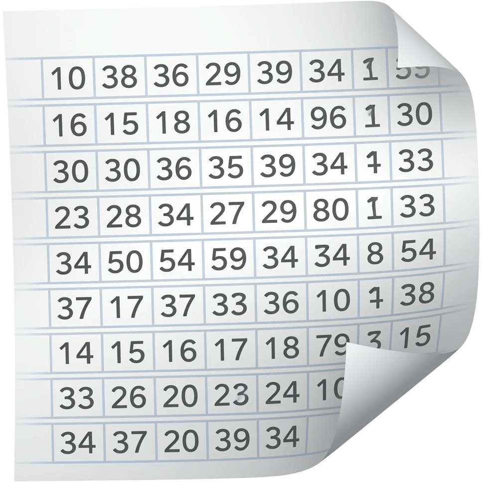 Words numbers emoji