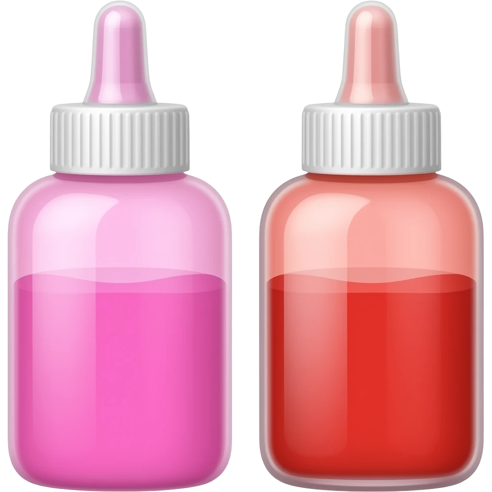 pink red paints dye emoji