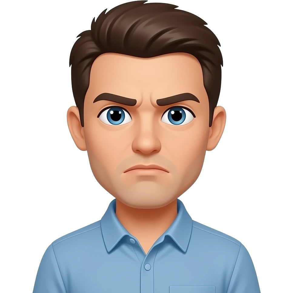 Unimpressed emoji