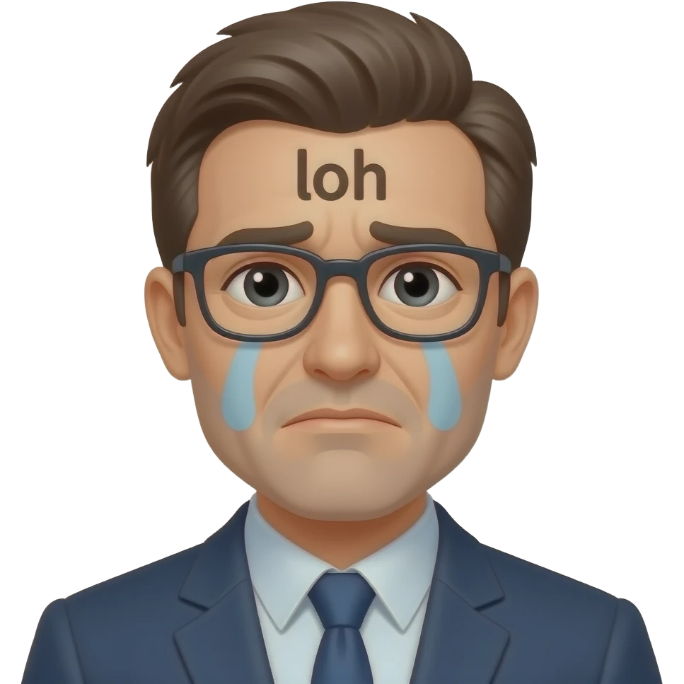 Вчитель грусний і зверху написано лох emoji