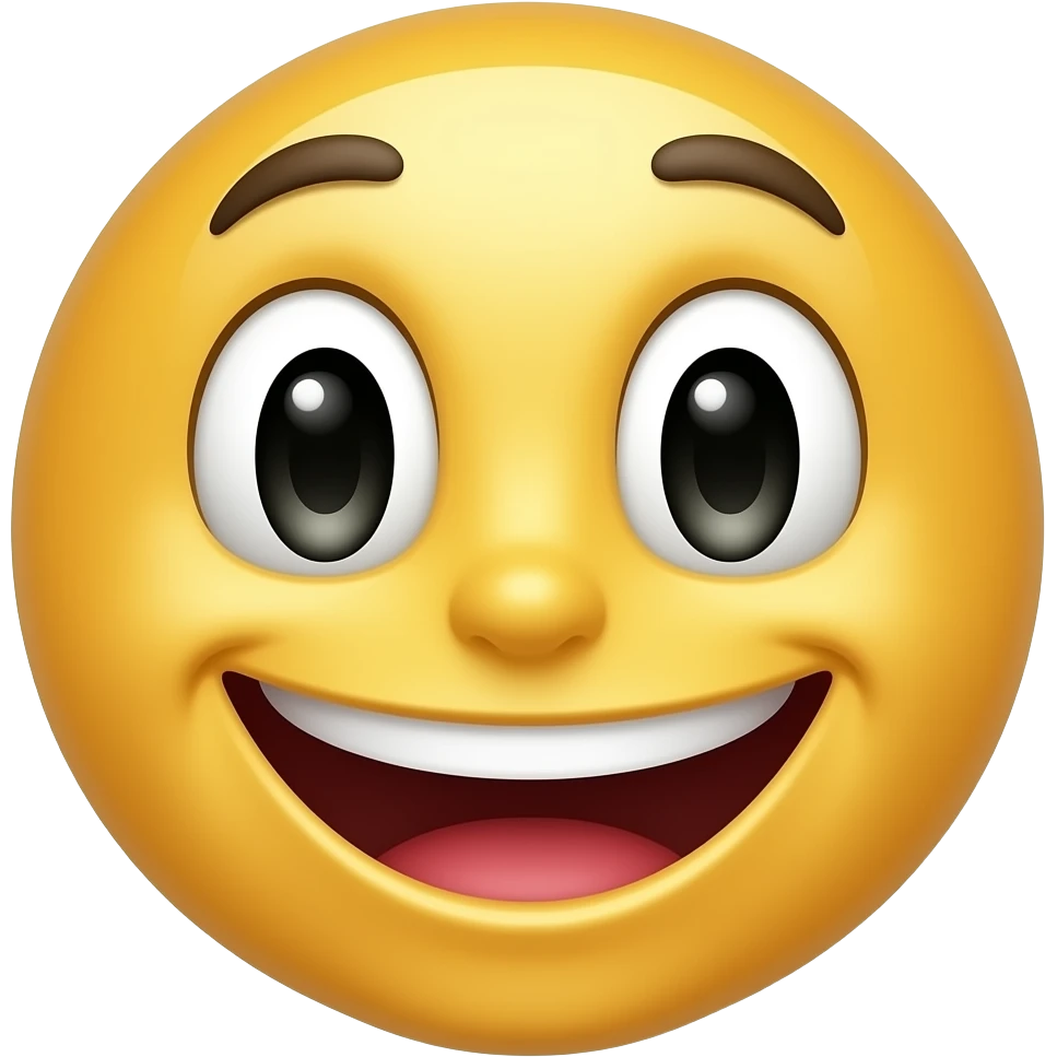 Create high-quality glossy emojis with a vibrant modern style.Make the emojis look premium, shiny, and eye-catching with bright highlights, smooth gradients, soft reflections, and glowing details. place emoji emoji