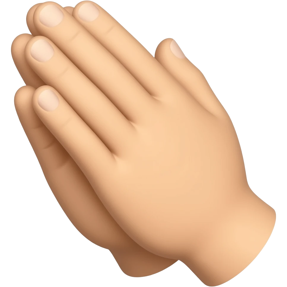 Praying hands emoji