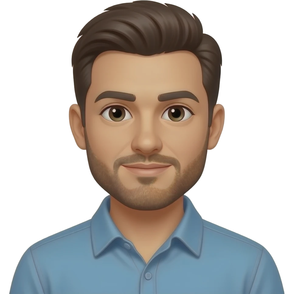 man with a goatee emoji