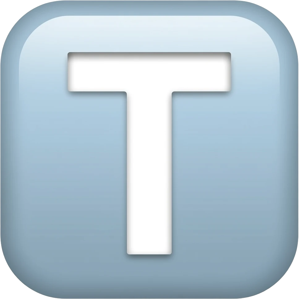 T emoji
