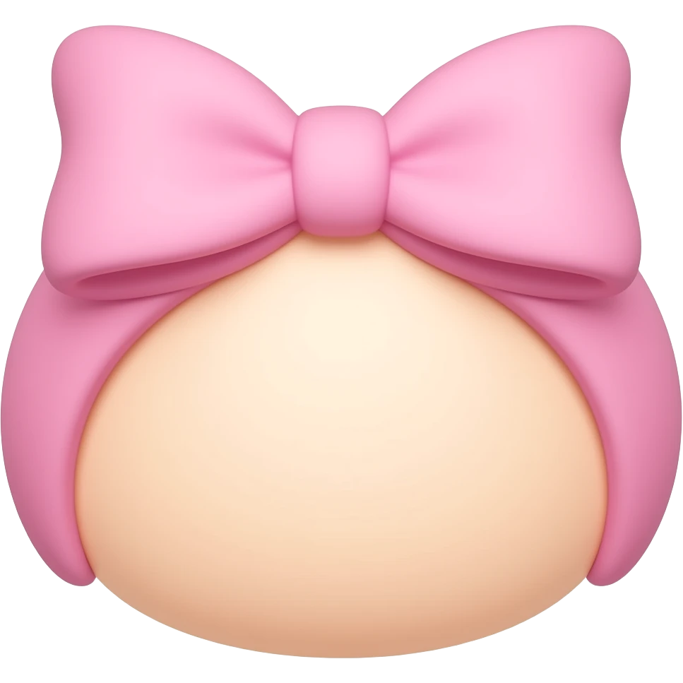 Vincha rosa emoji