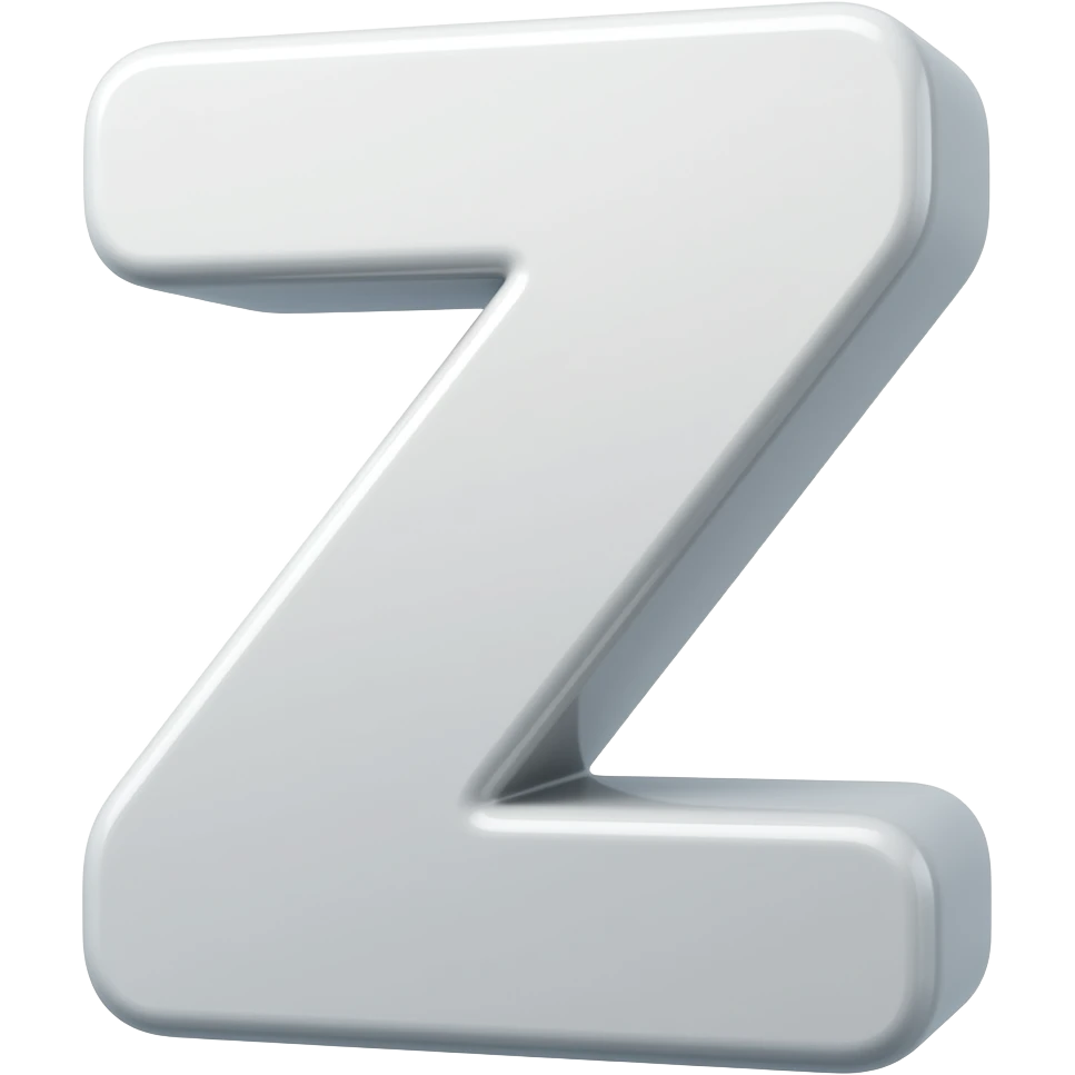 AZ letters 3D emoji
