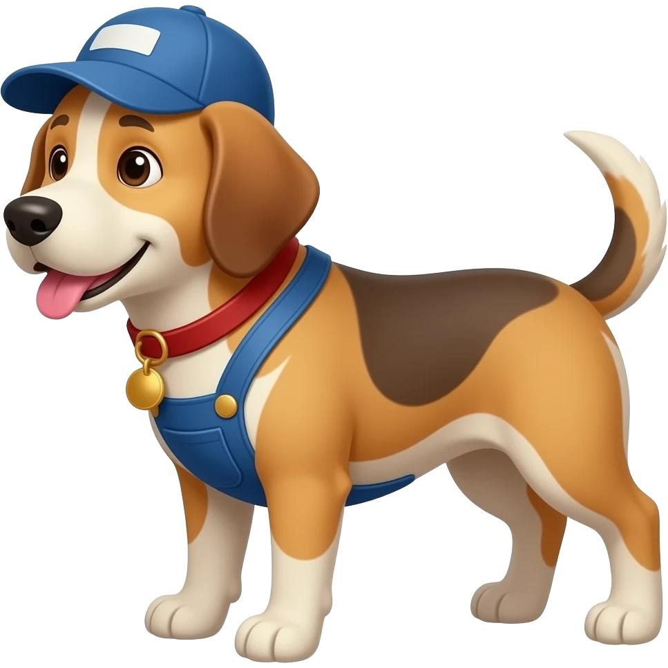 worker dog emoji