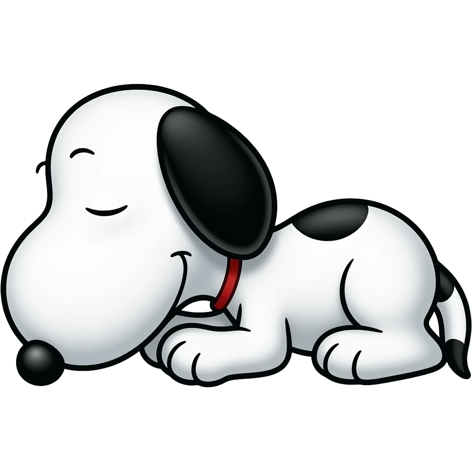 Snoopy Nap emoji
