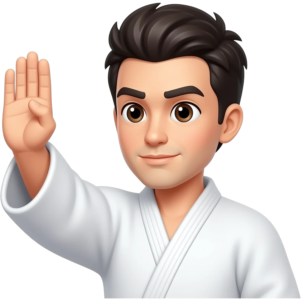 ippon right hand up ref emoji