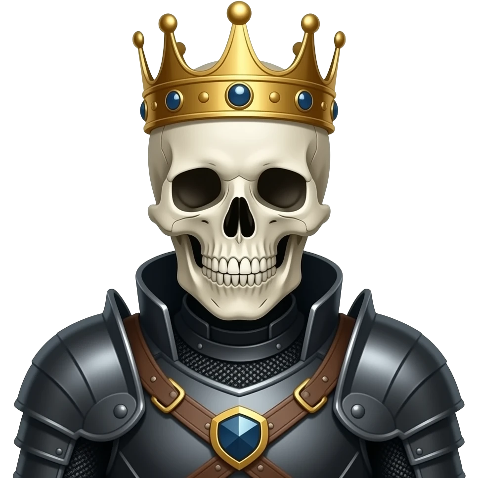 Skull king emoji