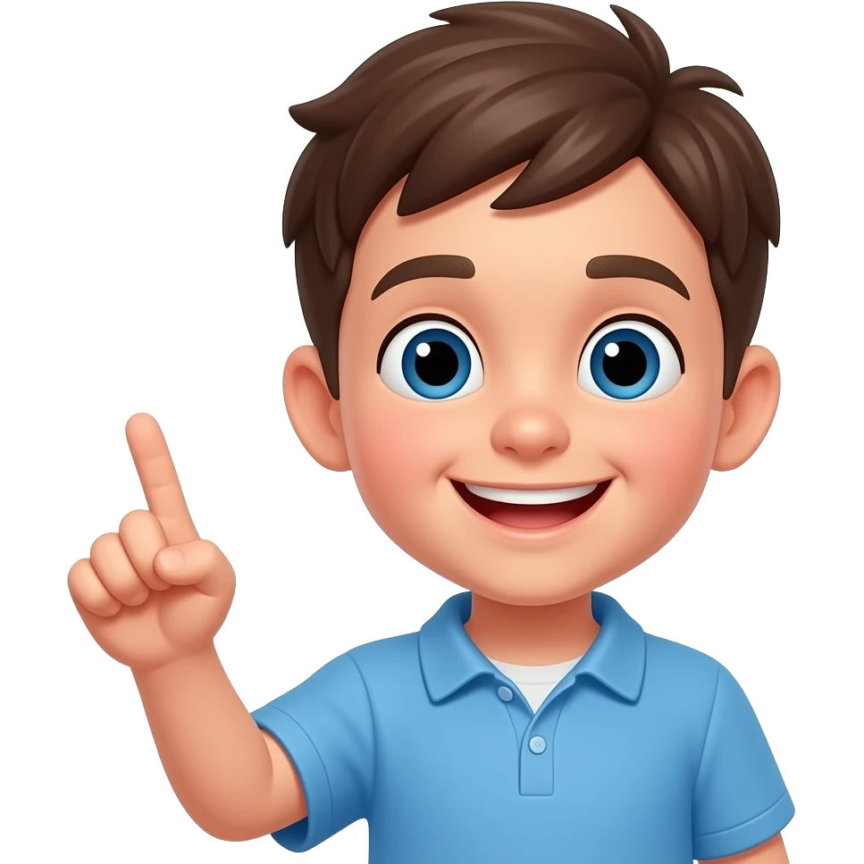 Boy face pointing 100 emoji