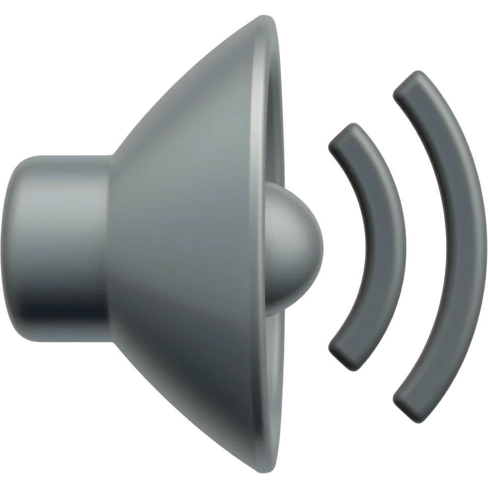 speaker symbol emoji