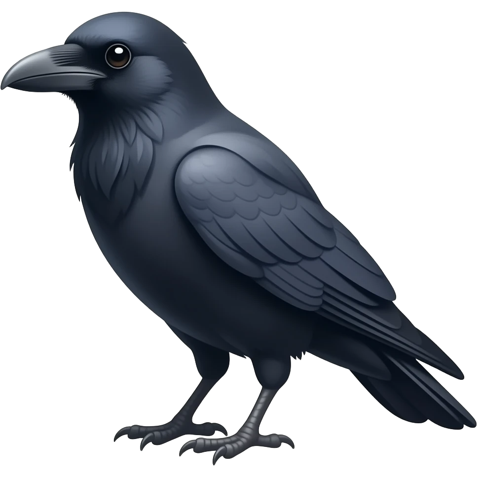 Crow emoji