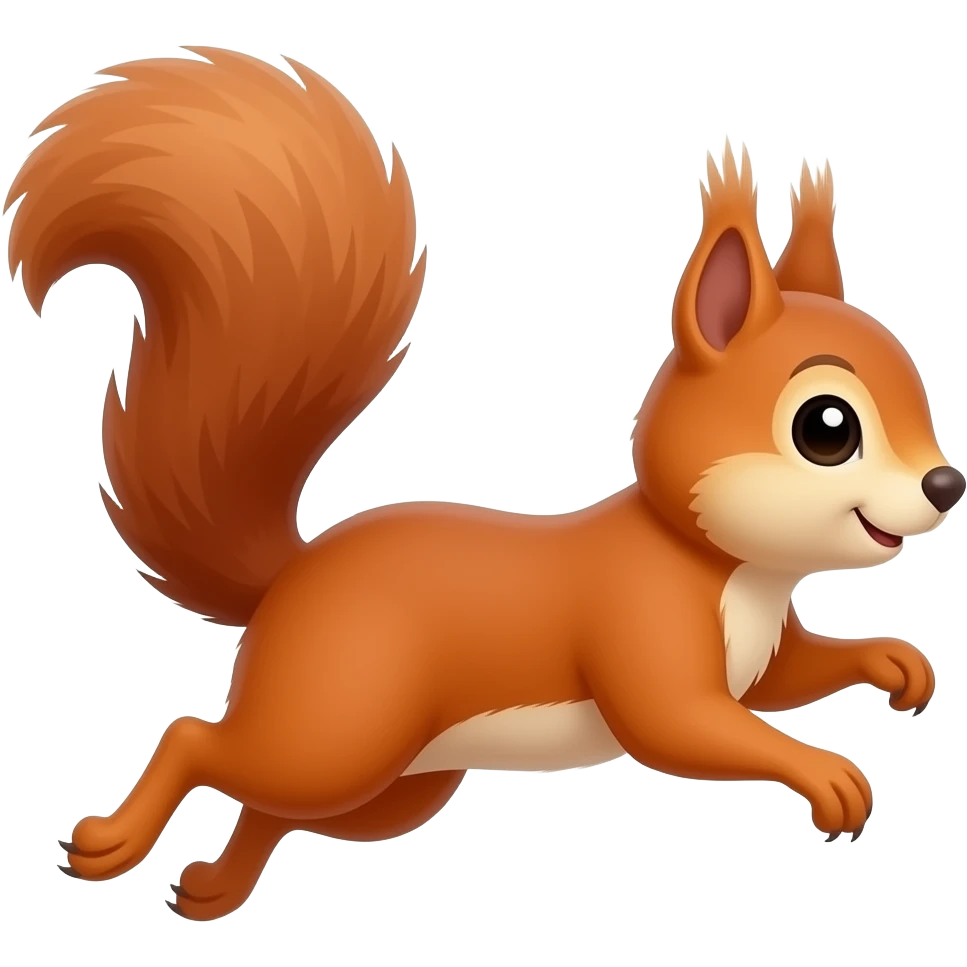 squirrel running emoji