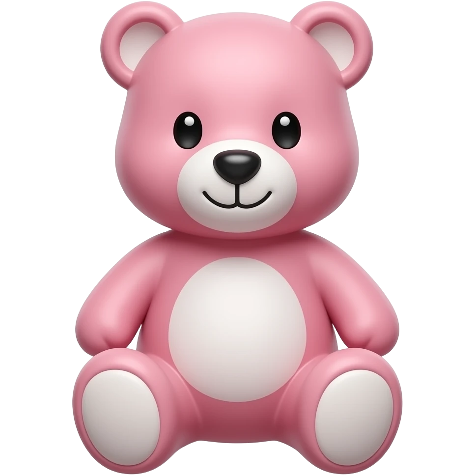 a pink teddy bear emoji | AI Emoji Generator