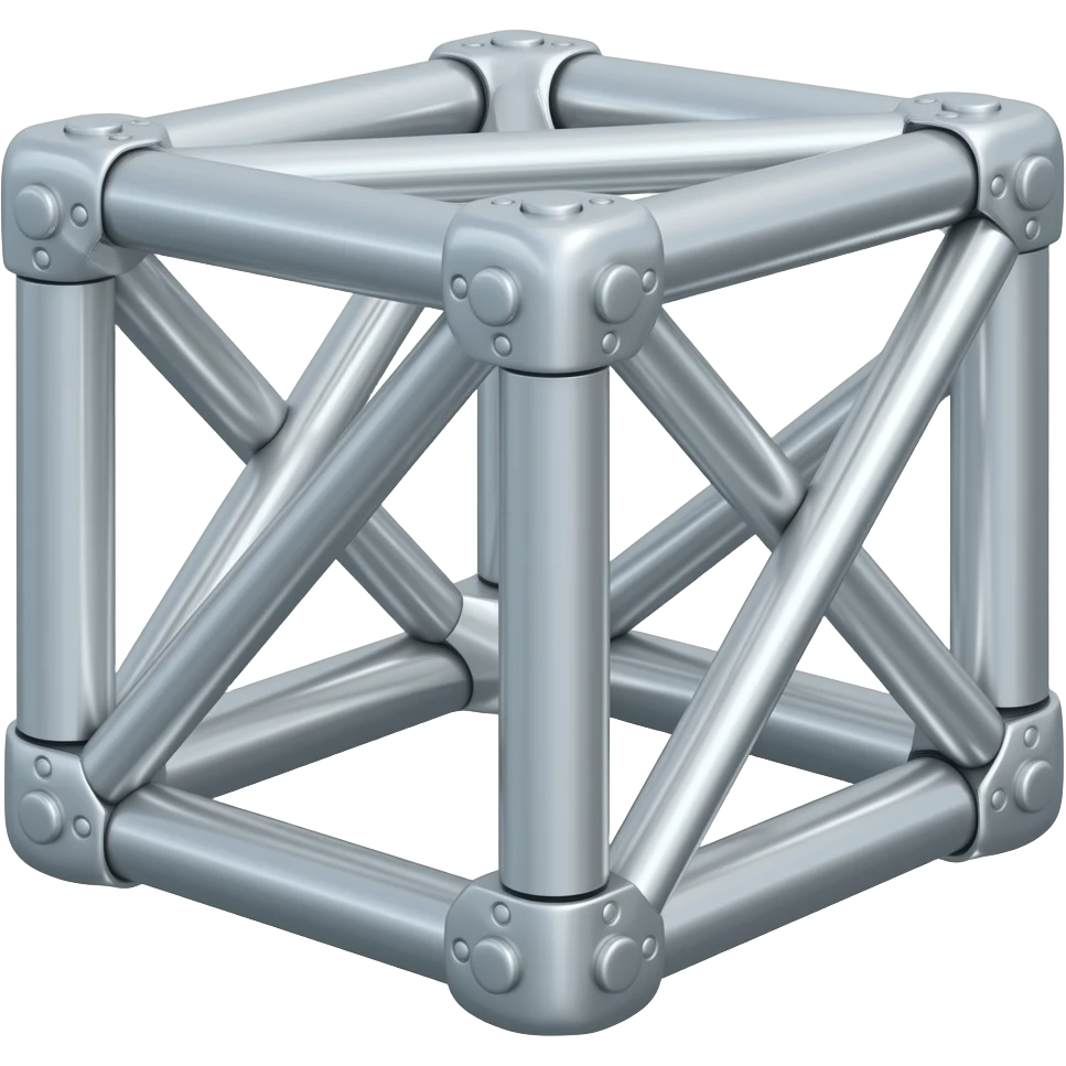 stage, truss frame, angle, light, no background emoji