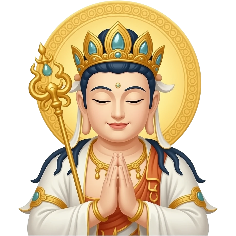 Worshiping emoji