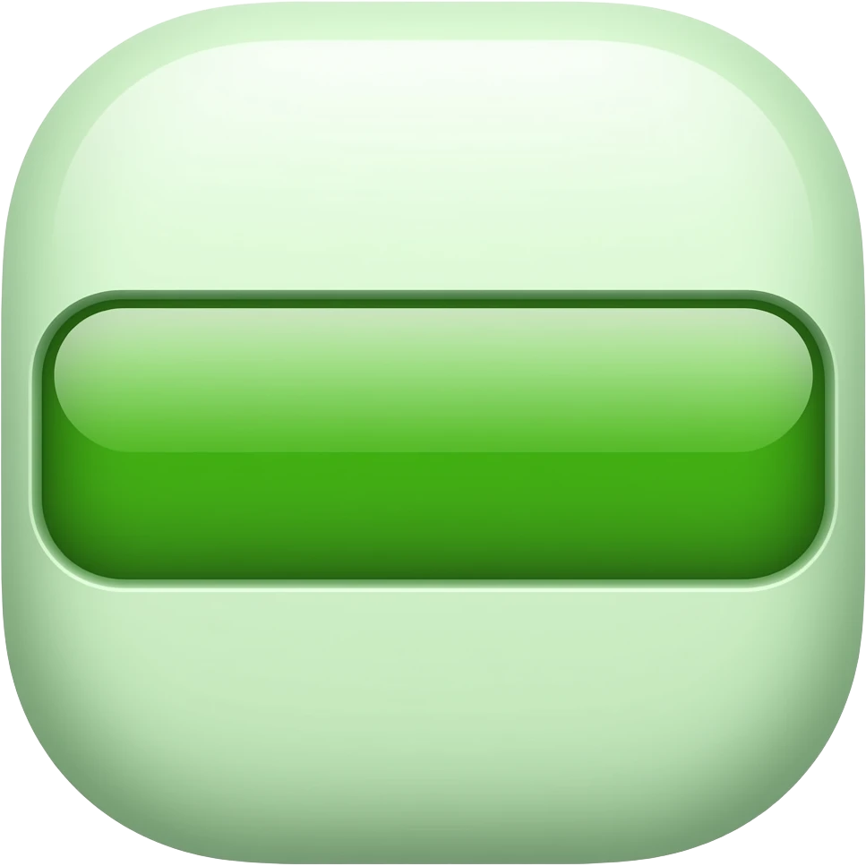 Boton verde horizontal emoji