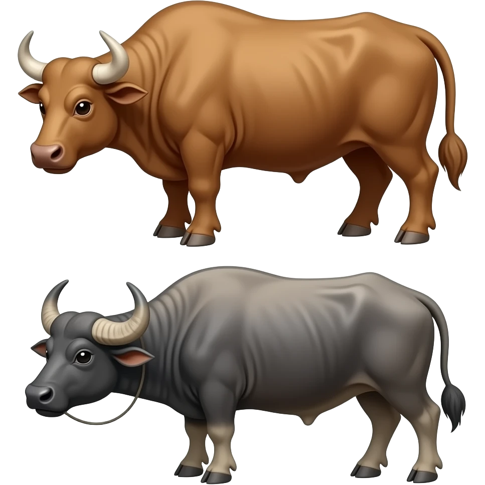 🐂🐃 emoji