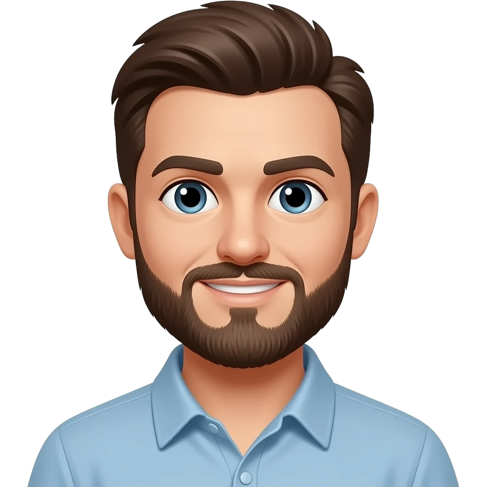 Goatee beard emoji