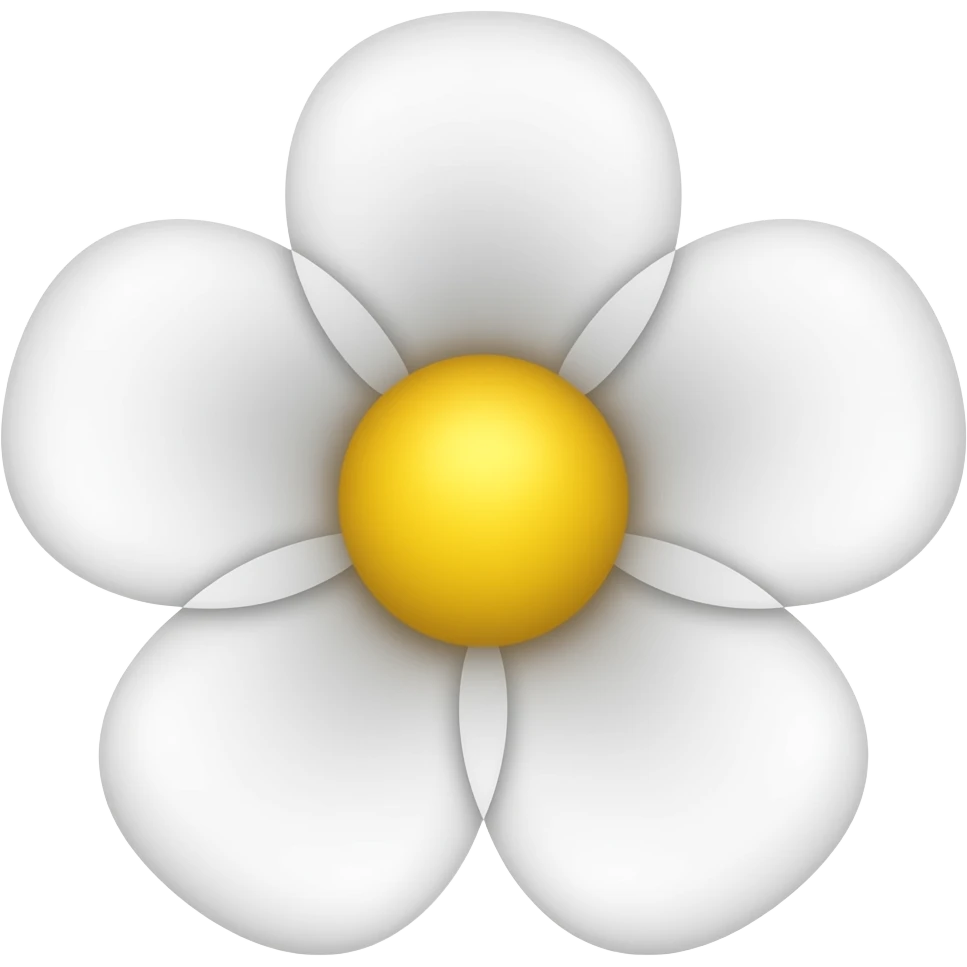 White flower emoji