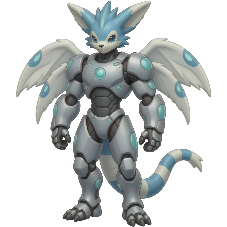 Axew-Larvesta-Latios-Genesect-Exveemon-Fakémon-hybrid emoji