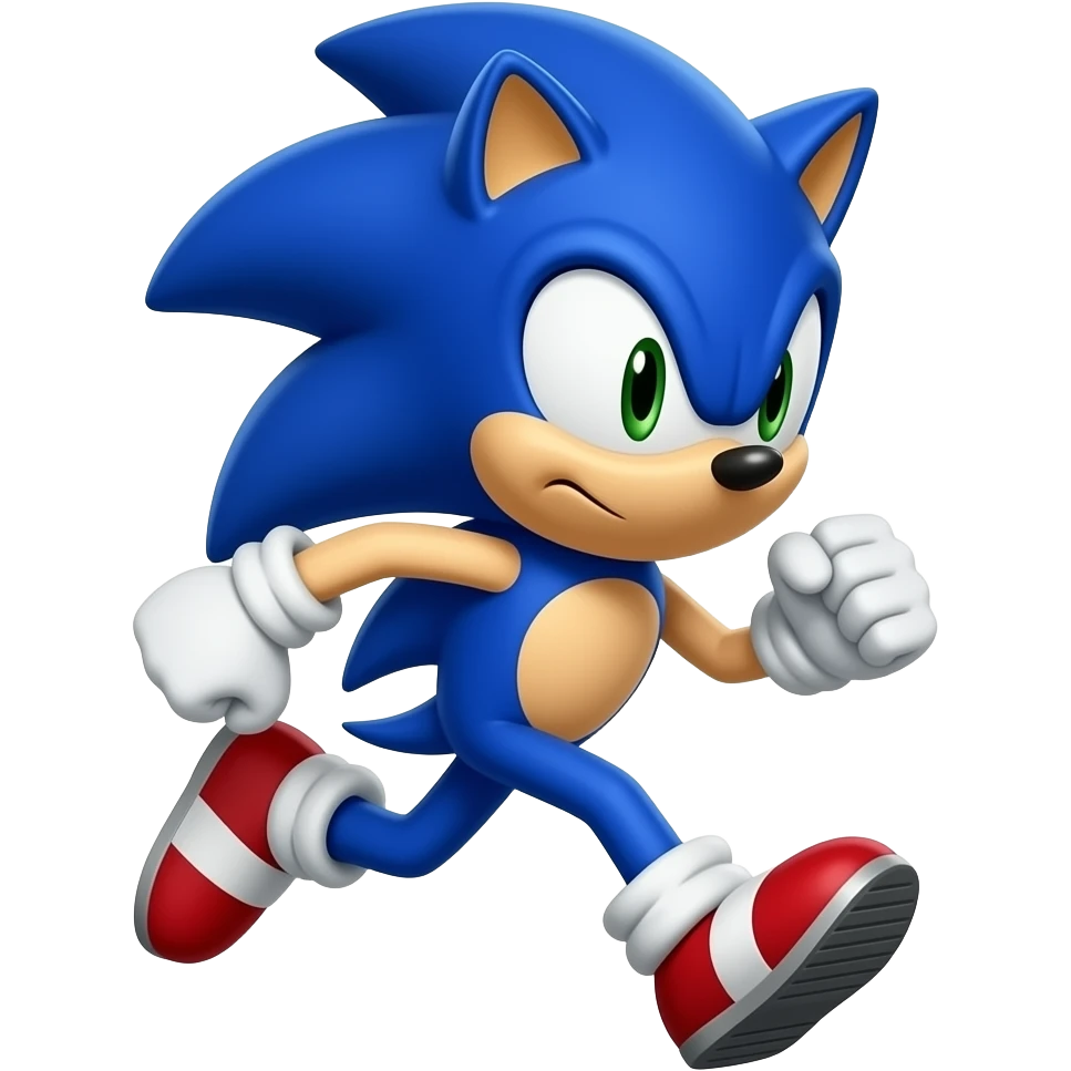 Vector sonic emoji
