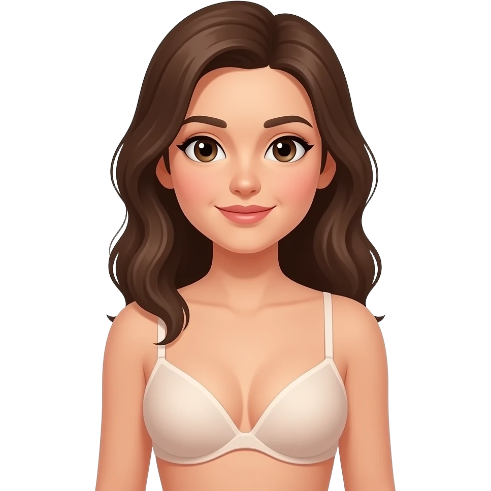 Sütyen giyen kadın emoji