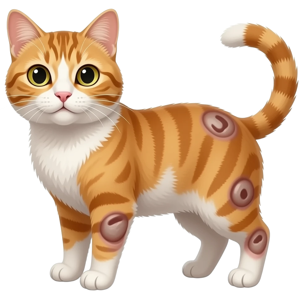 고양이 피부병 emoji