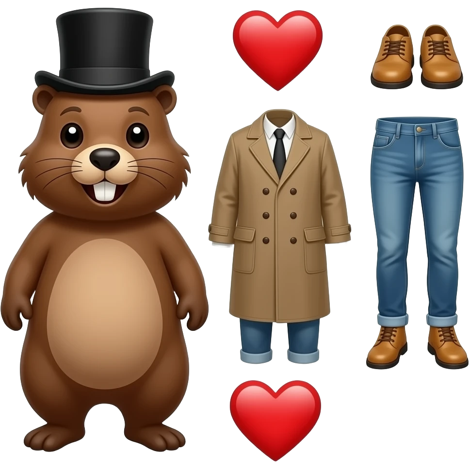 🦫🎩🧥👖👞👞👞👞||||||||||♡♡♡♡ emoji